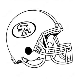 49ers Logo Coloring Page 1451-1201