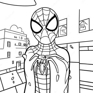 Friendly Neighborhood Spider Man Coloring Page 14520-11729