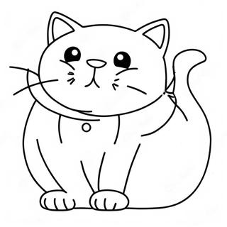 Fat Cat Coloring Page 14549-11751