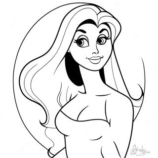 Jessica Rabbit Coloring Pages