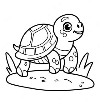 Cute Baby Sea Turtle Coloring Page 14580-11777