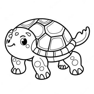 Cute Baby Sea Turtle Coloring Page 14580-11779