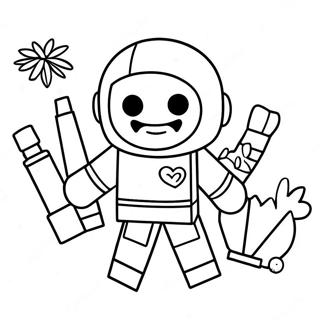 Roblox For Girls Coloring Page 14599-11790