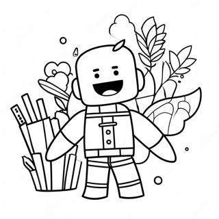 Roblox For Girls Coloring Page 14599-11791