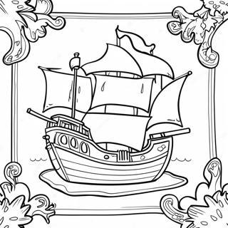 Treasure Map Coloring Page 14619-11808