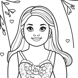 Barbie Chelsea Coloring Page 14639-11830