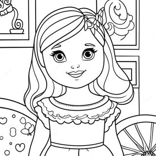 Barbie Chelsea Coloring Page 14639-11831