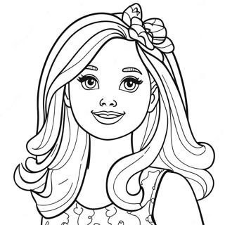 Barbie Chelsea Coloring Page 14639-11832