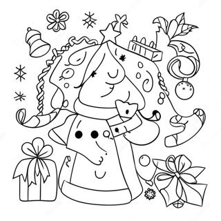 Joyful Christmas Traditions Coloring Page 14650-11836