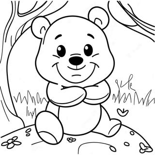 Winnie The Pooh Halloween Coloring Page 14669-11841