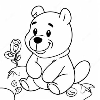 Winnie The Pooh Halloween Coloring Page 14669-11844