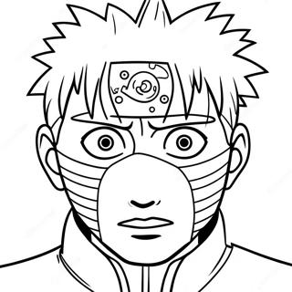 Obito Coloring Pages