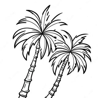 Coconut Tree Coloring Page 14719-11889