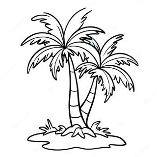 Coconut Tree Coloring Page 14719-11891