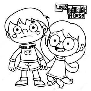 Loud House Coloring Page 1471-1215