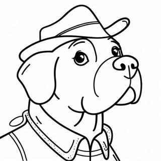 Sheriff Labrador Coloring Page 14739-11902