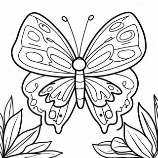 Butterfly Life Cycle Stages Coloring Page 14759-11920