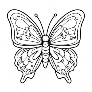 Colorful Butterfly Transformation Coloring Page 14760-11922