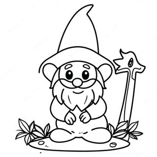 Halloween Gnome Coloring Page 14769-11927