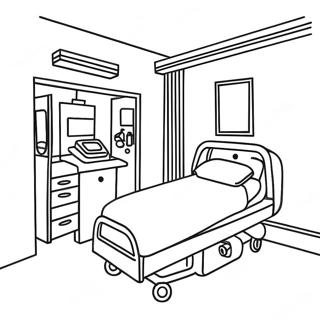 Hospital Coloring Page 14789-11942