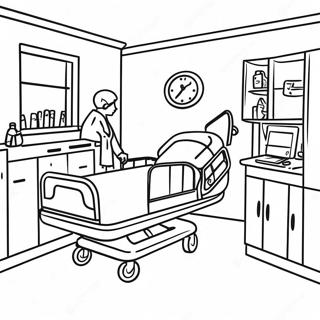 Hospital Coloring Page 14789-11944