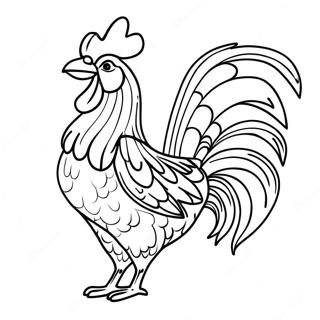 Rooster Coloring Page 14809-11958