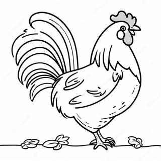 Rooster Coloring Page 14809-11960