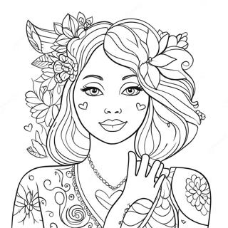 Self Love Affirmation Coloring Page 14819-11972