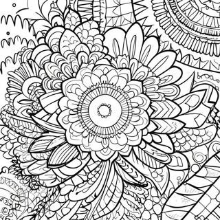 Boho Mandala Coloring Page 1481-1227