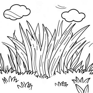 Lush Green Grass Coloring Page 14860-11999