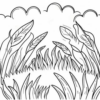 Lush Green Grass Coloring Page 14860-12000