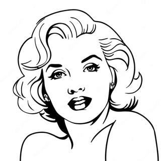 Marilyn Monroe Coloring Pages