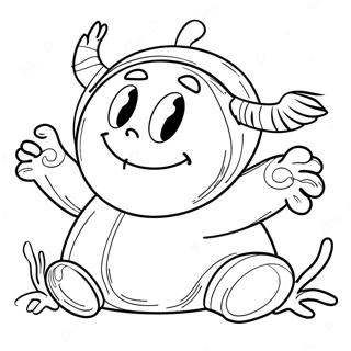 Nightmare Huggy Wuggy Coloring Page 14889-12029