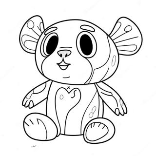 Nightmare Huggy Wuggy Coloring Page 14889-12030