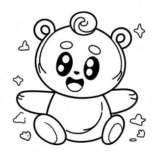 Nightmare Huggy Wuggy Coloring Page 14889-12032