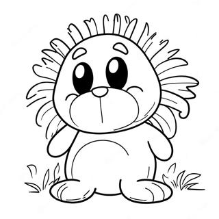 Nightmare Huggy Wuggy Coloring Pages