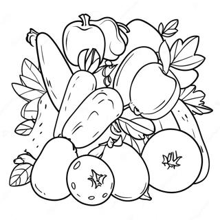 Farmers Market Coloring Pages