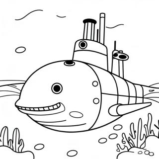 Submarine Coloring Page 14919-12040