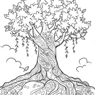 Inspiring Hope Tree Coloring Page 14930-12053