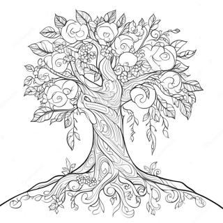 Inspiring Hope Tree Coloring Page 14930-12056