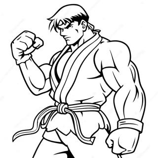 Street Fighter Coloring Pages