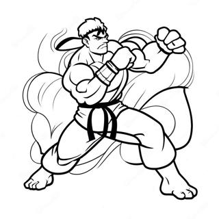 Street Fighter Coloring Page 14959-12079