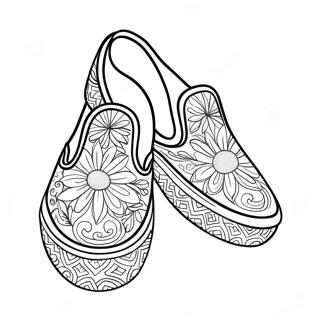 Vans Shoes Coloring Pages