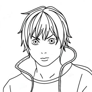 Death Note Coloring Page 15039-12137