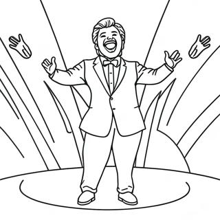 Rod Wave Performing On Stage Coloring Page 15050-12145