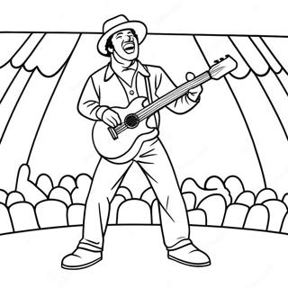 Rod Wave Performing On Stage Coloring Page 15050-12147