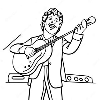 Rod Wave Performing On Stage Coloring Page 15050-12148