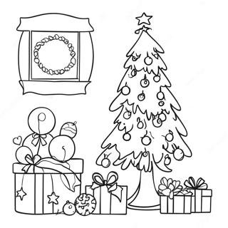 Bobbie Goods Christmas Tree Coloring Page 15089-12178