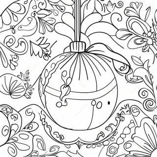 Bobbie Goods Festive Ornament Coloring Page 15090-12181