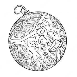 Bobbie Goods Festive Ornament Coloring Page 15090-12184